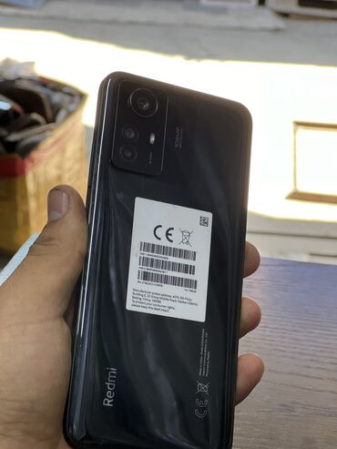 режим 12s: Xiaomi, Redmi Note 12S, Б/у, 256 ГБ, цвет - Черный, 2 SIM