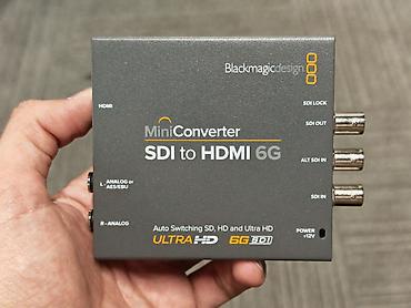 smart tv: Blackmagic Design SDI to HDMI 6G Mini Converter Bir layihə üçün — 1