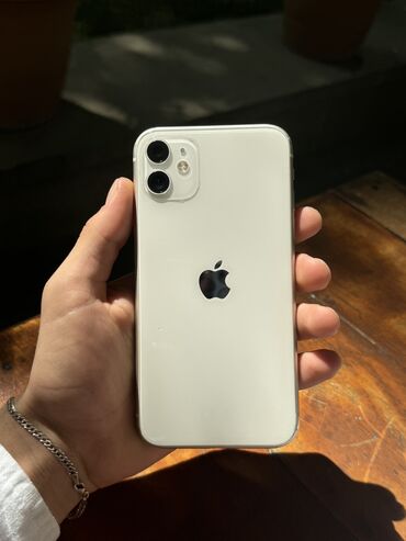 ikinci el ayfonlar: IPhone 11, 64 ГБ, Белый, Face ID