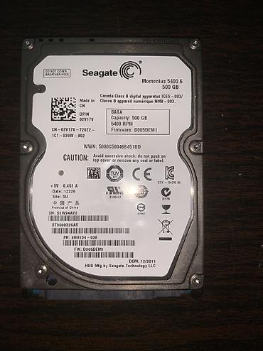 playstation 4 oyun diskleri: Daxili SSD disk Seagate, 512 GB, 2.5", İşlənmiş — 1