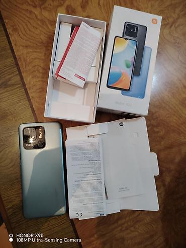 iphone x mini: Redmi 10C, 64 GB, rəng - Mavi, Sənədlərlə — 1