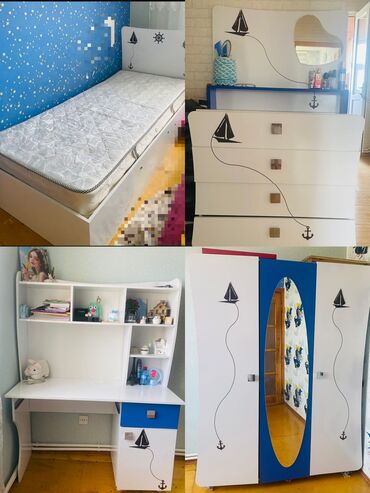 Arıqlama aparatları: Oğlan üçün, İşlənmiş, Təknəfərlik çarpayı, Yazı masası, Dolab, Termo