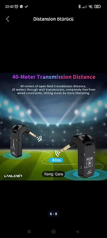 kabelsiz: Yeni Simsiz (Bluetooth) Mikrofon Ünvandan götürmə — 6