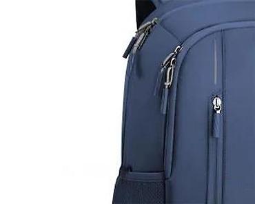 Futrole i torbe za laptopove: Ranac za laptop – plavi, moderan i funkcionalan - Dizajn: elegantan — 13