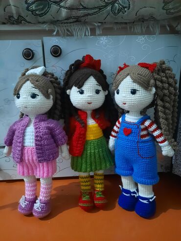 Игрушки: В продаже экологически чистые вязаные игрушки, ручная работа,качество — 12