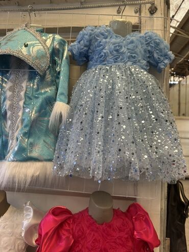 Карнавальные костюмы: Детские карнавальные костюмы - Дед Мороз/Санта: красные бархатистые — 6