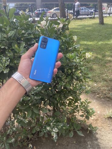 xiaomi 12s qiymeti: Xiaomi Redmi Note 11S, 128 ГБ, цвет - Синий, 
 Кнопочный, Отпечаток пальца, Face ID