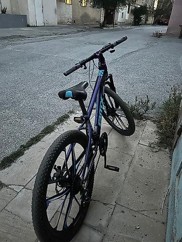 Uşaq velosipedləri: Uşaq/yeniyetmə dağ velosipedi – B’TWIN/BTX (qara-mavi dizayn) — 2