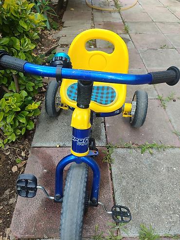 velosiped boyuk: Uşaq üçtəkərli velosipedi – Pro Trike - Rəng: mavi-göy gövdə, sarı — 1