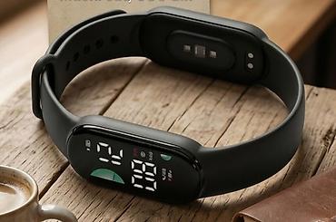 samsung galaxy s7 cena: Pametna fitnes narukvica – crna, elegantnog i laganog dizajna — 1