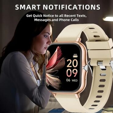 smart saat apple: Yeni, Smart saat, Apple, Sensor ekran, rəng - Bej