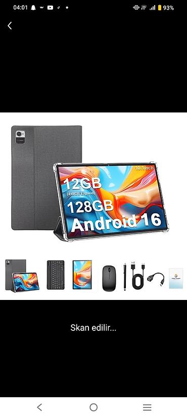 Digər planşetlər: 📱 Planşet 10.1" Android 16 – 12GB RAM / 128GB | Tam Komplekt 💥 — 1