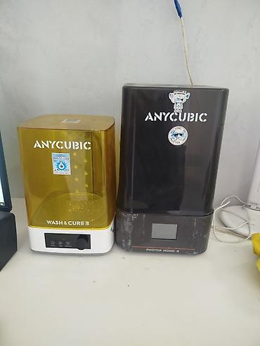 photo: 3D printer Anycubic photon mono 4 ve yuma qurutma aparatı ilə birge — 1