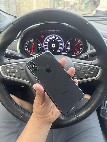 IPhone X, Б/у, 64 ГБ, Space Gray, Чехол, 100 %