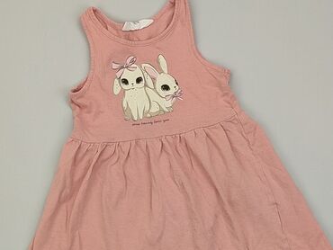 sukienka dla dziewczynki 86: Sukienka, H&M, 1.5-2 lat, 86-92 cm, stan - Dobry