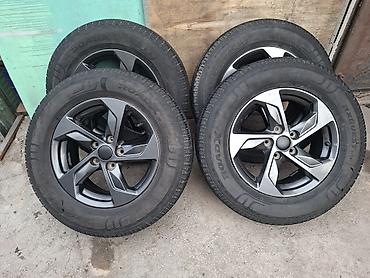 баа: Дөңгөлөктөр монтажда 215 / 70 / R 16, Жай, Колдонулган, Комплект, Жеңил унаалар, Куйма, тешиктери - 5 — 3