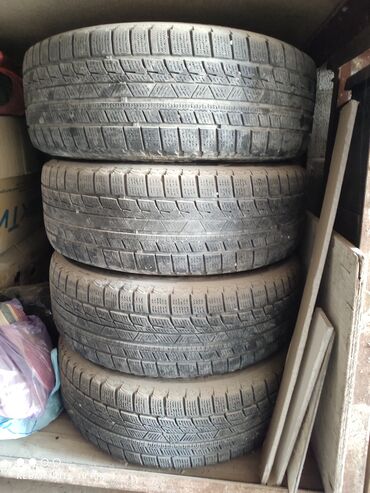 зимние шины на ниву 21214: Колеса в сборе 215 / 60 / R 16, Зима, Комплект, Железные, отверстий - 5