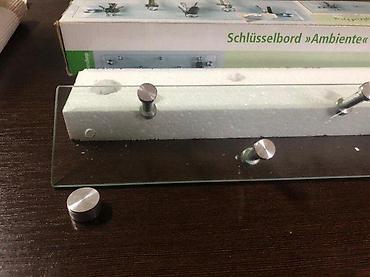 Ostali nameštaj: Zidni držač za ključeve “Schlüsselbord Ambiente” - Elegantna staklena — 6