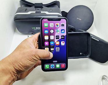 Apple iPhone: IPhone Xr, Б/у, 128 ГБ, Черный, Чехол, 79 % — 11