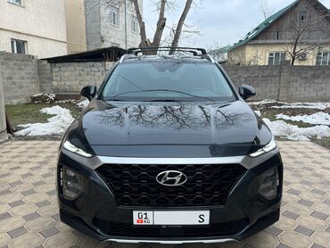серый hyundai: Hyundai Santa Fe: 2020 г., 2.4 л, Автомат, Бензин, Кроссовер