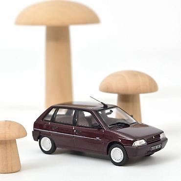 odece: 🚗 Citroën AX TEN 1992 Opera Red – Norev 1:43 Norev Citroën AX TEN iz — 1