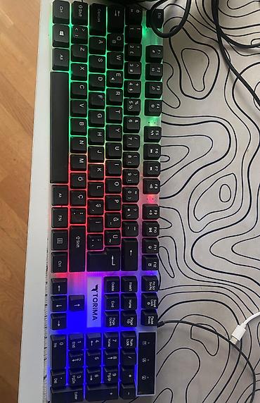 Masaüstü kompüterlər və komponentlər: TORIMA simli mexaniki klaviatura - Tam ölçülü (numpadli) layout - USB — 1