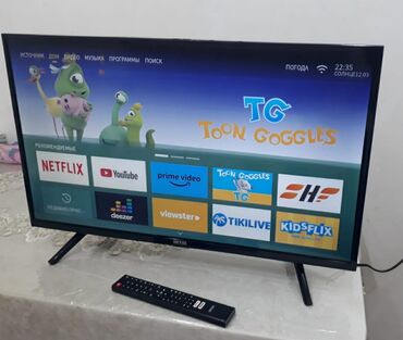 24 ekran smart tv: SMART tv 82 ekran daxili krosnusu var butun giris cixis hamisi var