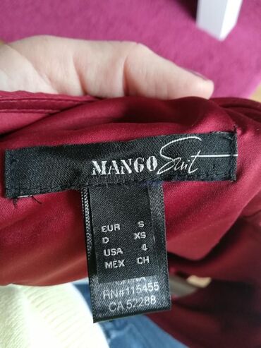 Haljine: Mango S (EU 36), bоја - Bordo, Večernji, maturski, Na bretele — 8