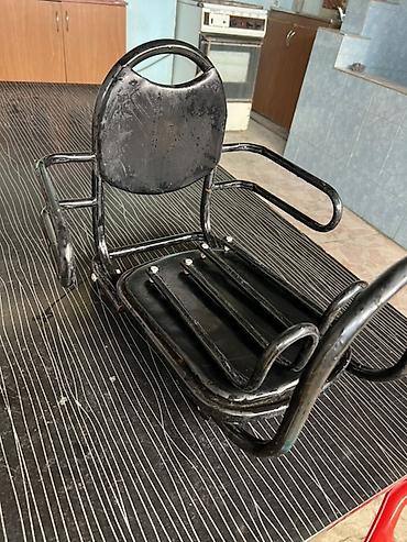 barmaqlıq: Uşaq üçün velosiped oturacağı (metaldan) - Material: qalın metal boru — 3