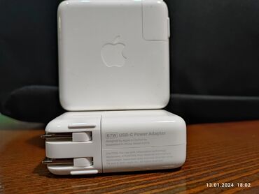 блок питания macbook: Apple 67w - M1, M2, M1 pro оригинал. не реплика. заряжает все макбуки