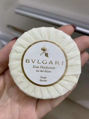 Original Bvlgari sabunu satılır, Fransadan getirilib, elde 5 dene var