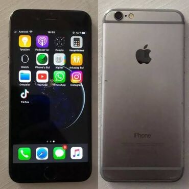 ayfon 7 plus qiymeti: IPhone 6, 16 GB, Space Gray
