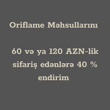 Digər gözəllik və sağlamlıq xidmətləri: Aksiya mənə aiddir 15 noyabra qədər keçərlidir. Ətraflı məlumat vəya