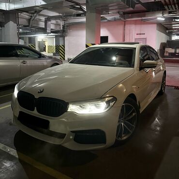 белый bmw: BMW 5 series: 2017 г., 2 л, Автомат, Дизель, Седан