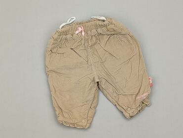 trencz brązowy: Spodnie jeansowe, 0-3 m, stan - Bardzo dobry
