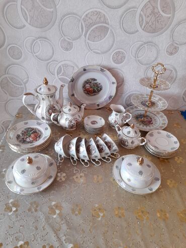 Çay dəstləri və servizlər: Çay dəsti, rəng - Bej, Farfor, Madonna, 6 nəfərlik, Almaniya lalafo.az -da Çay dəstləri və servizlər: Çay dəsti, rəng - Bej, Farfor, Madonna, 6 nəfərlik, Almaniya