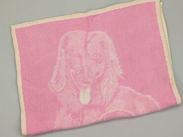 Textile: PL - Towel 97 x 66, color - Pink, condition - Good