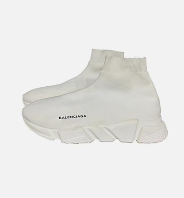 Orijinal Balenciaga Speed Trainer – ağ rəng