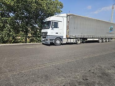 мата секыл: Mercedes-Benz Actros с тентованным полуприцепом - Тягач — 5
