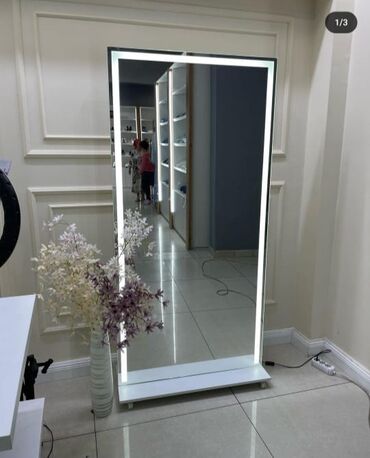 зеркало с подсветкой цена: Продаю стильное зеркало с эффектной лед подсветкой! Превратите свою