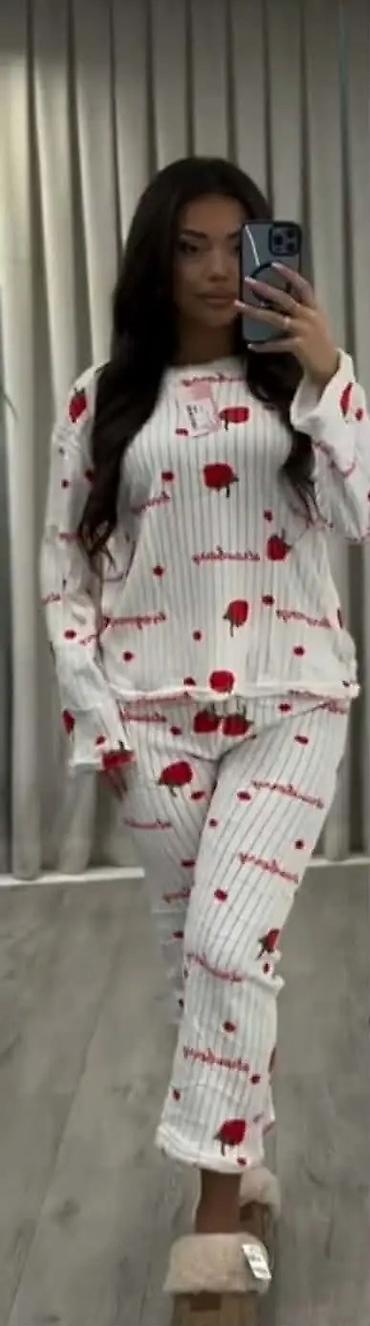 Pidžame: Ženske pidžame – set (gornji deo + donji deo) - Dizajn: raznovrsni — 4