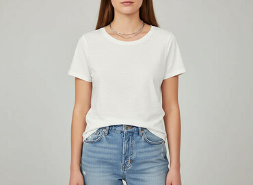 lniany t shirty hm: H&M, Women`s T-shirt, size L