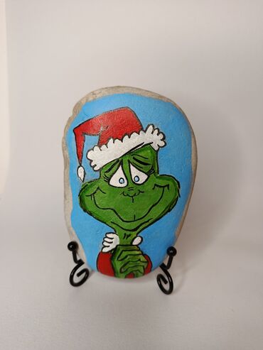 Şəkillər, tablolar: Роспись на натуральном камне, выполненная вручную акриловыми красками — 23