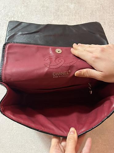 Çantalar: Chanel Classic Double Flap çanta – qara rəng — 5