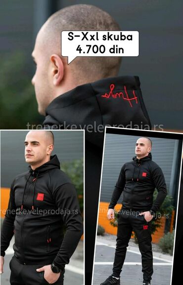 Trenerke: Komplet, 2XL, 3XL, L, Nike, bоја - Šareno, Pamuk — 7