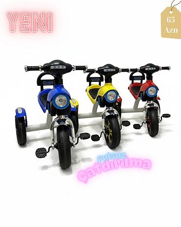 Velosipedlər: Yeni Üç təkərli Uşaq velosipedi 12", Rayonlara çatdırılma, Pulsuz çatdırılma — 10