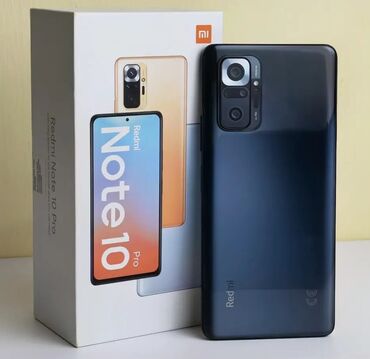 Opel: Redmi Note 10 Pro, 128 GB, rəng - Qara, Sənədlərlə