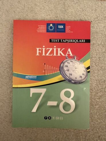 Sürücülük kursları: Fizika fənnindən 7-8-ci siniflər üçün "TEST TAPŞIRIQLARI" kitabı. Bu