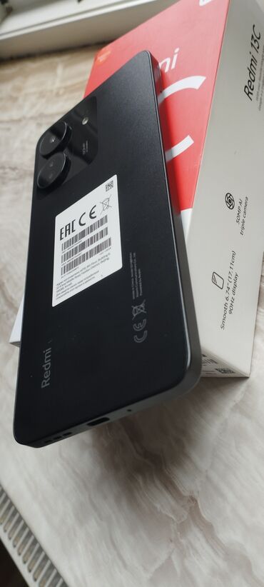 Çəngəllər: Redmi 13C, 128 GB, rəng - Qara