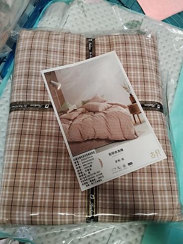 bed sheets: Постельное белье из «washed cotton» (вареный хлопок), комплект 4 — 1